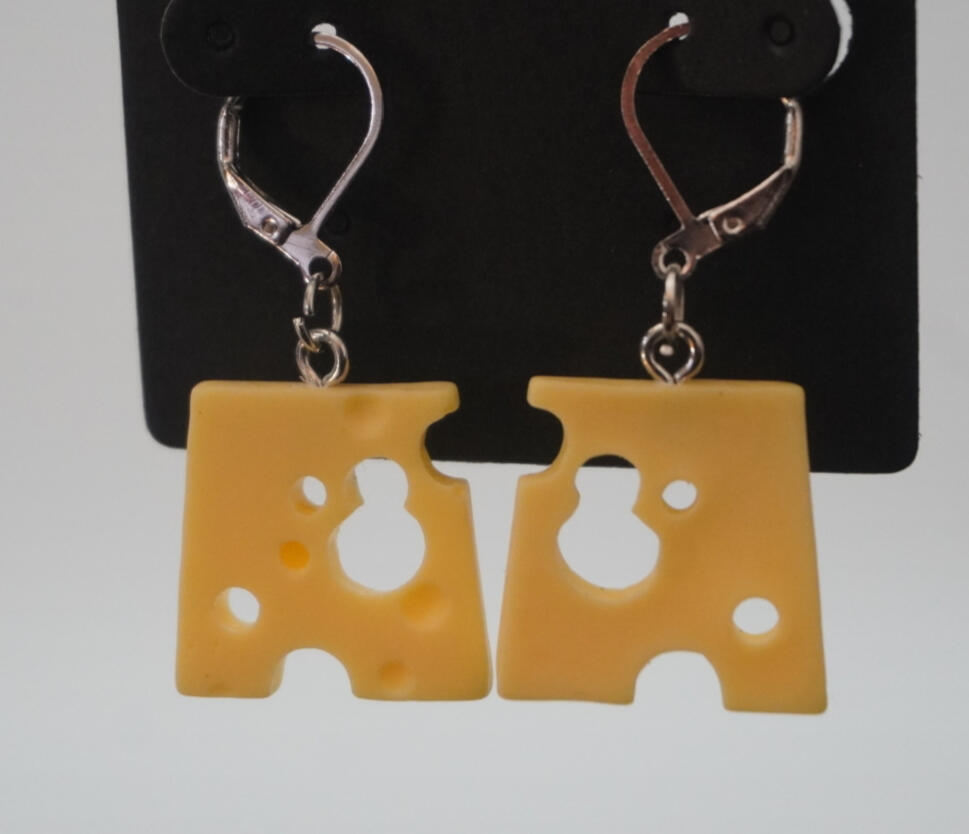 Cheese Earring